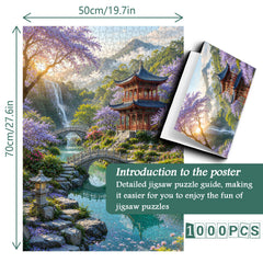 Rompecabezas Paraíso de Flores 1000 Piezas