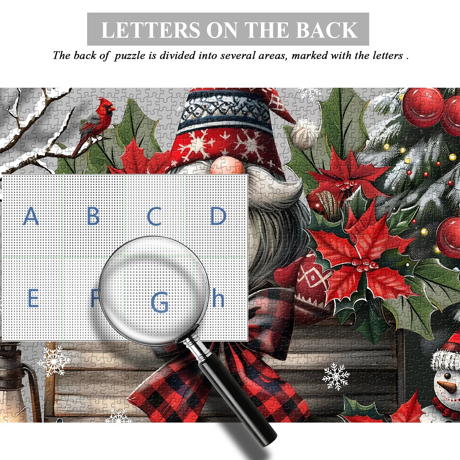 Christmas Gnome Jigsaw Puzzles 1000 Pieces