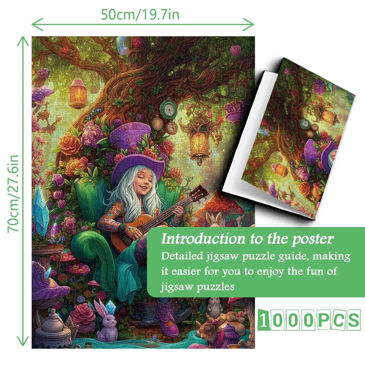 Puzzle Guitar Girl 1000 pièces