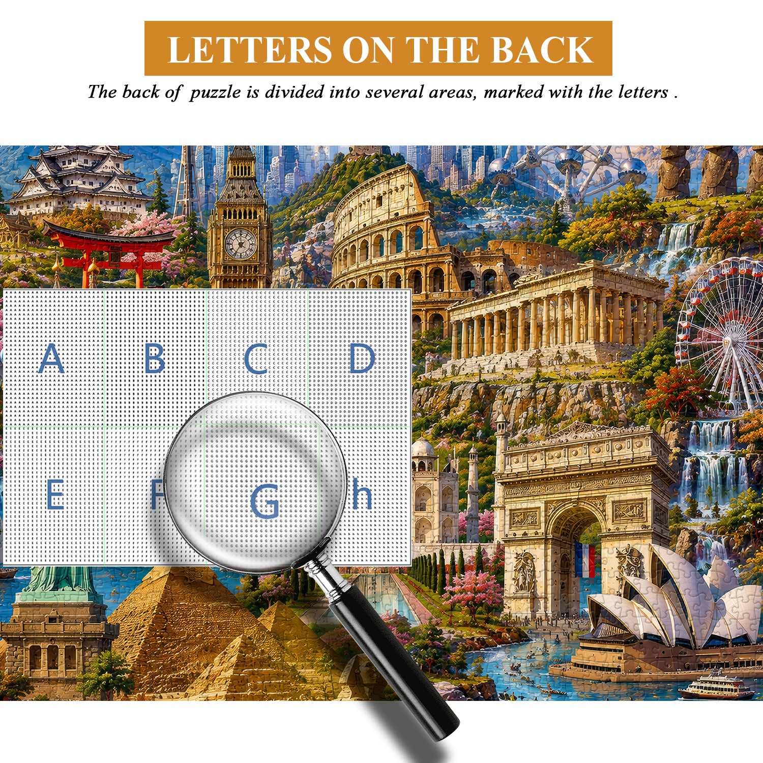 Puzzle Maravillas del Mundo 1000 Piezas