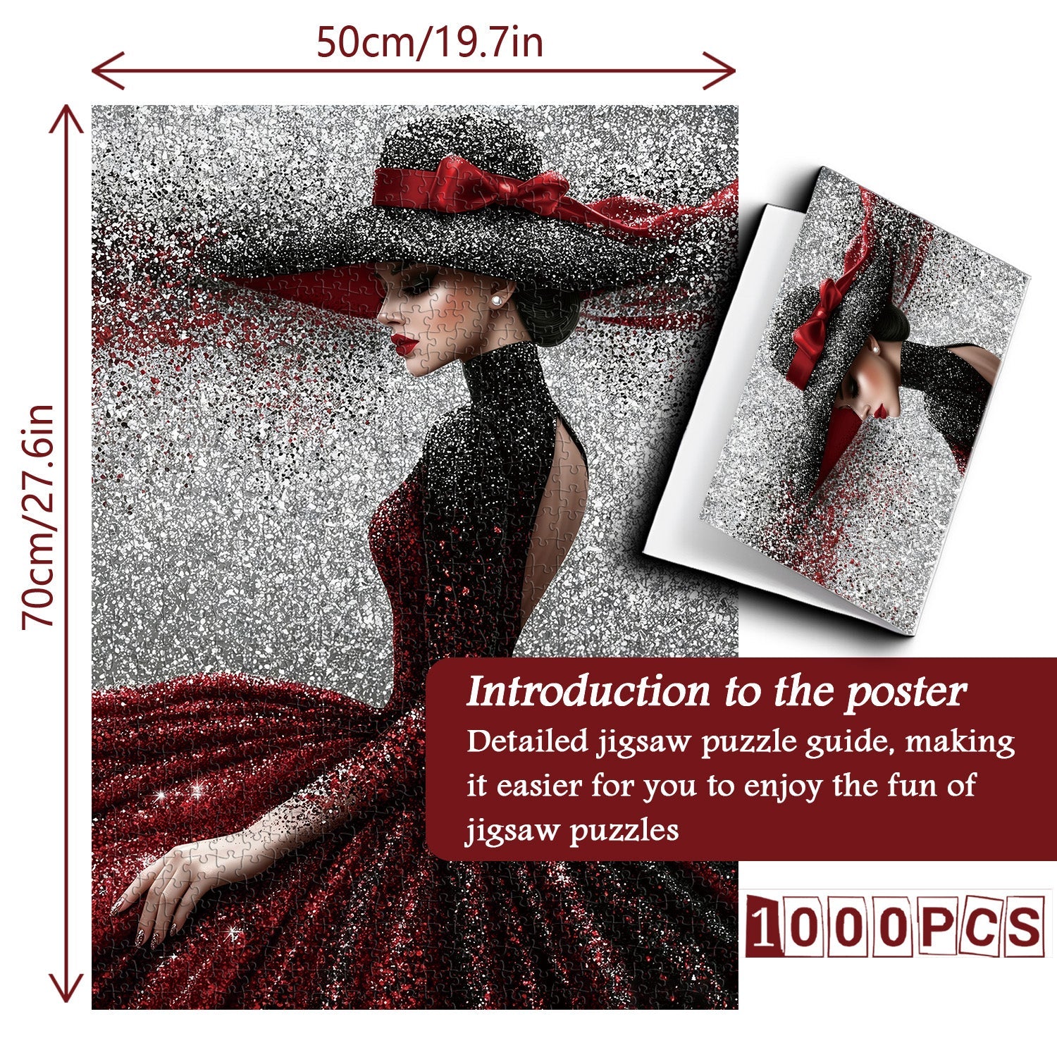 Red Phantom Jigsaw Puzzle 1000 Pieces