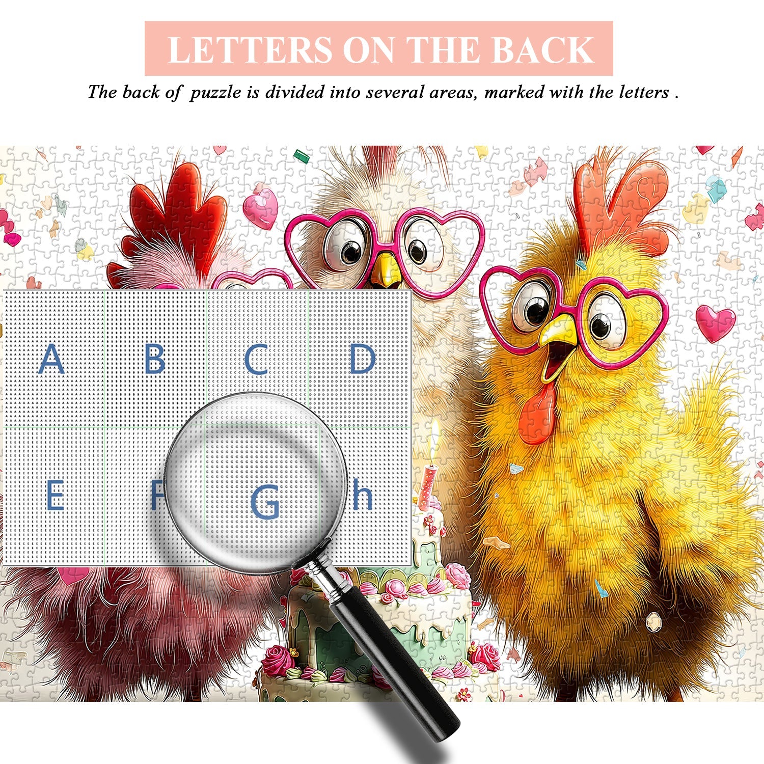Chicken Birthday Bash Jigsaw Puzzle 1000 Pieces