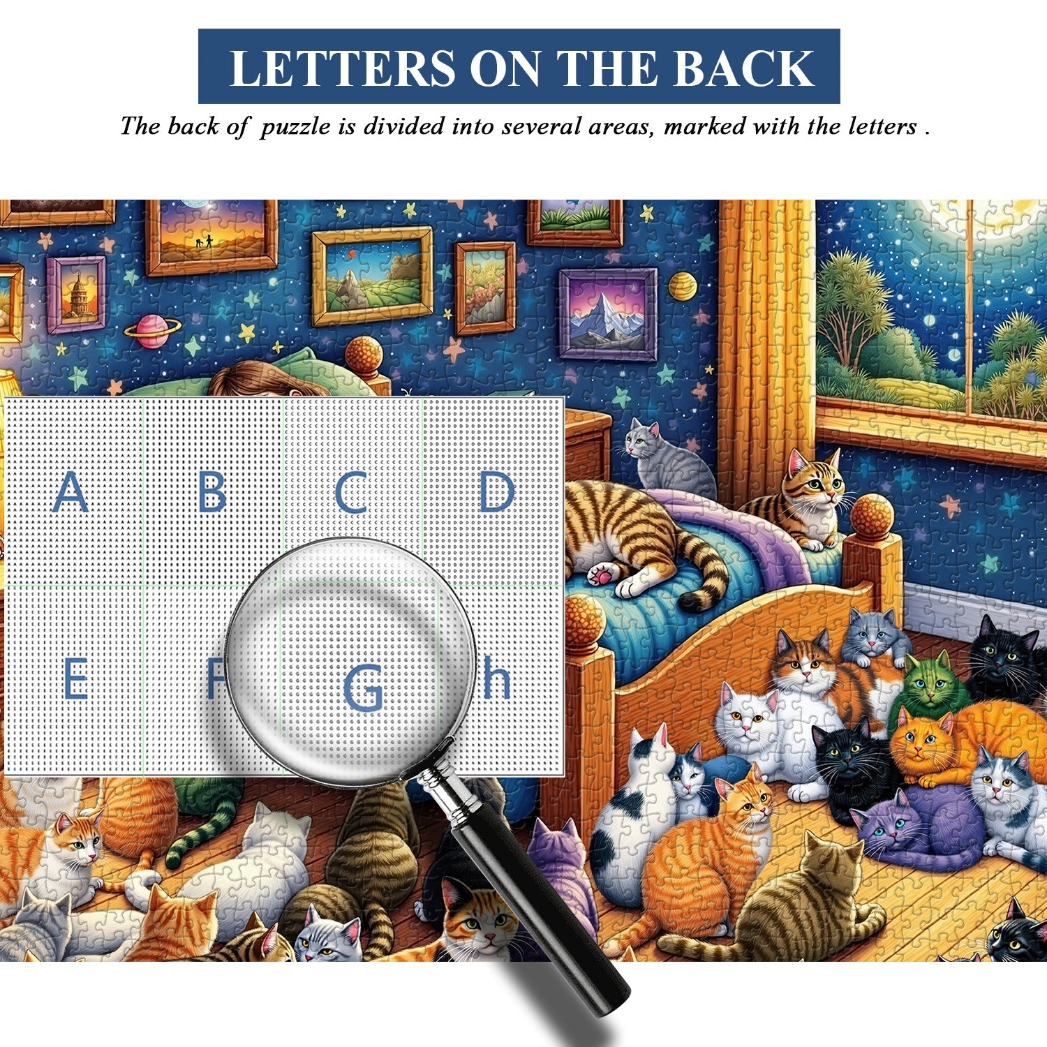 Cats Guarding Dreams Puzzle 1000 Teile