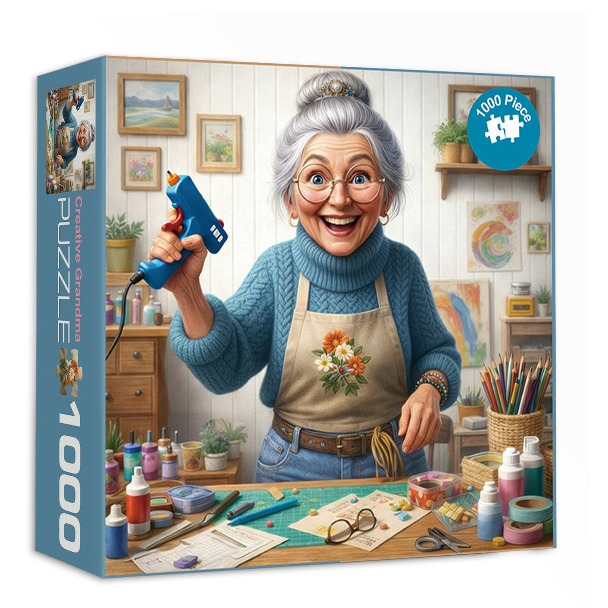 Creative Grandma Jigsaw Puzzle 1000 Pieces