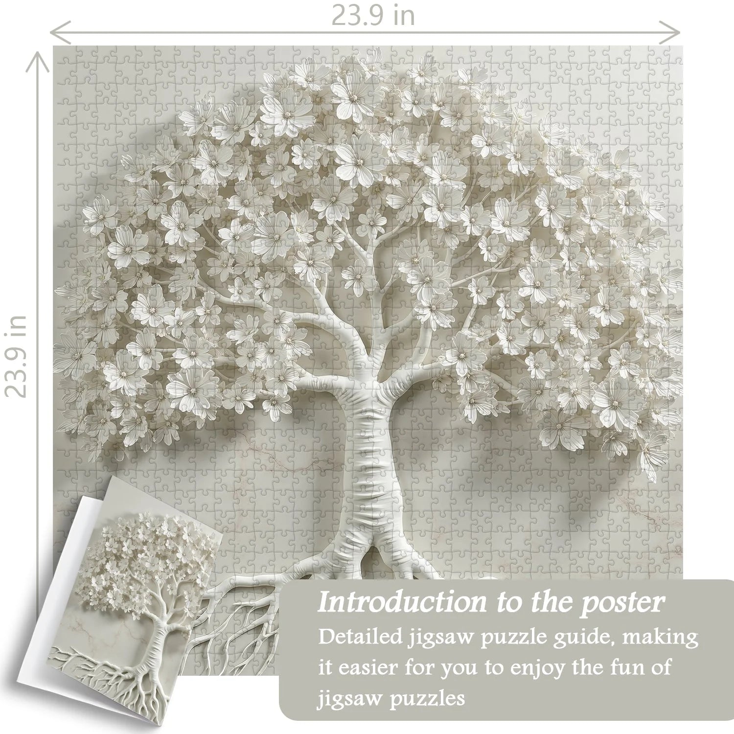 Tree Of Whiteness Jigsaw Puzzle 1000 Pieces