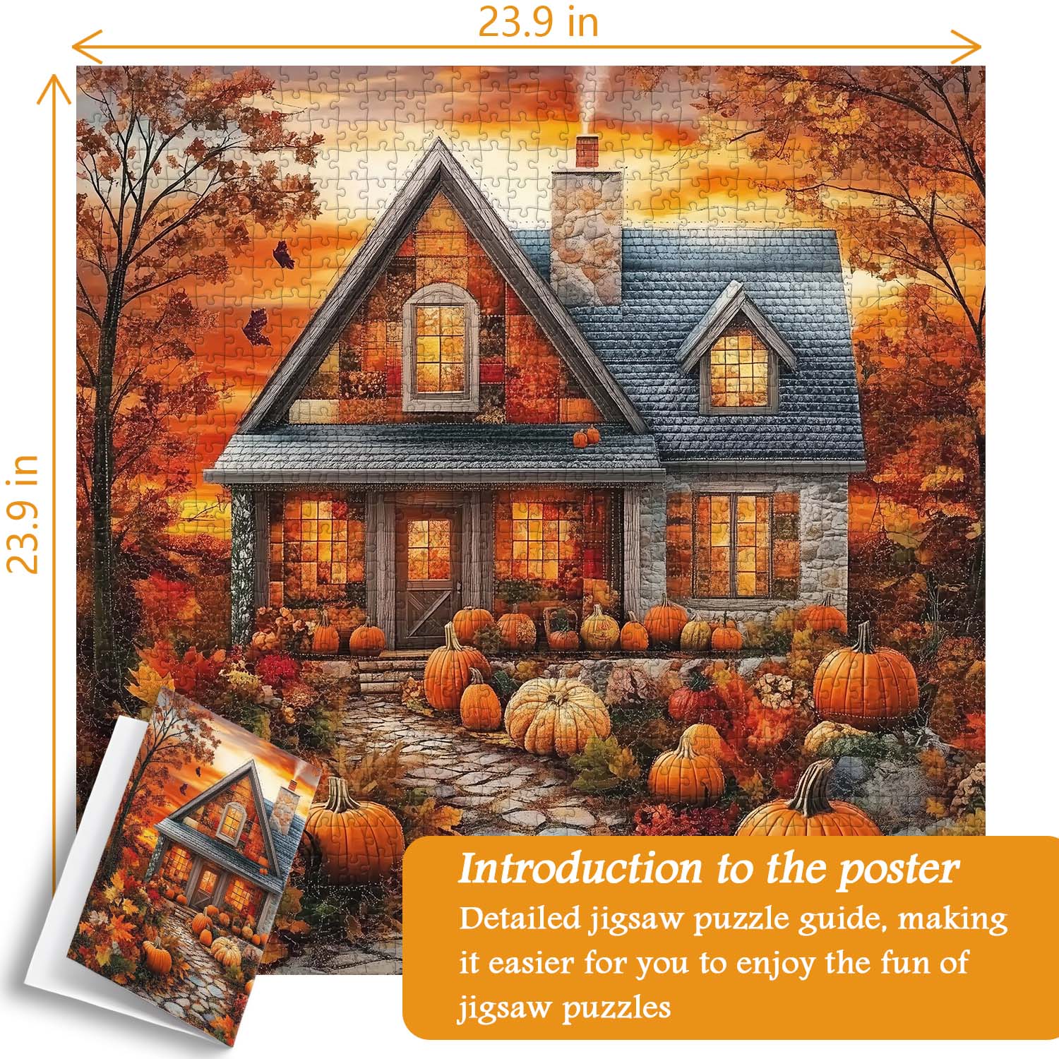 Autumn Harvest Home Jigsaw Puzzle 1000 Pieces
