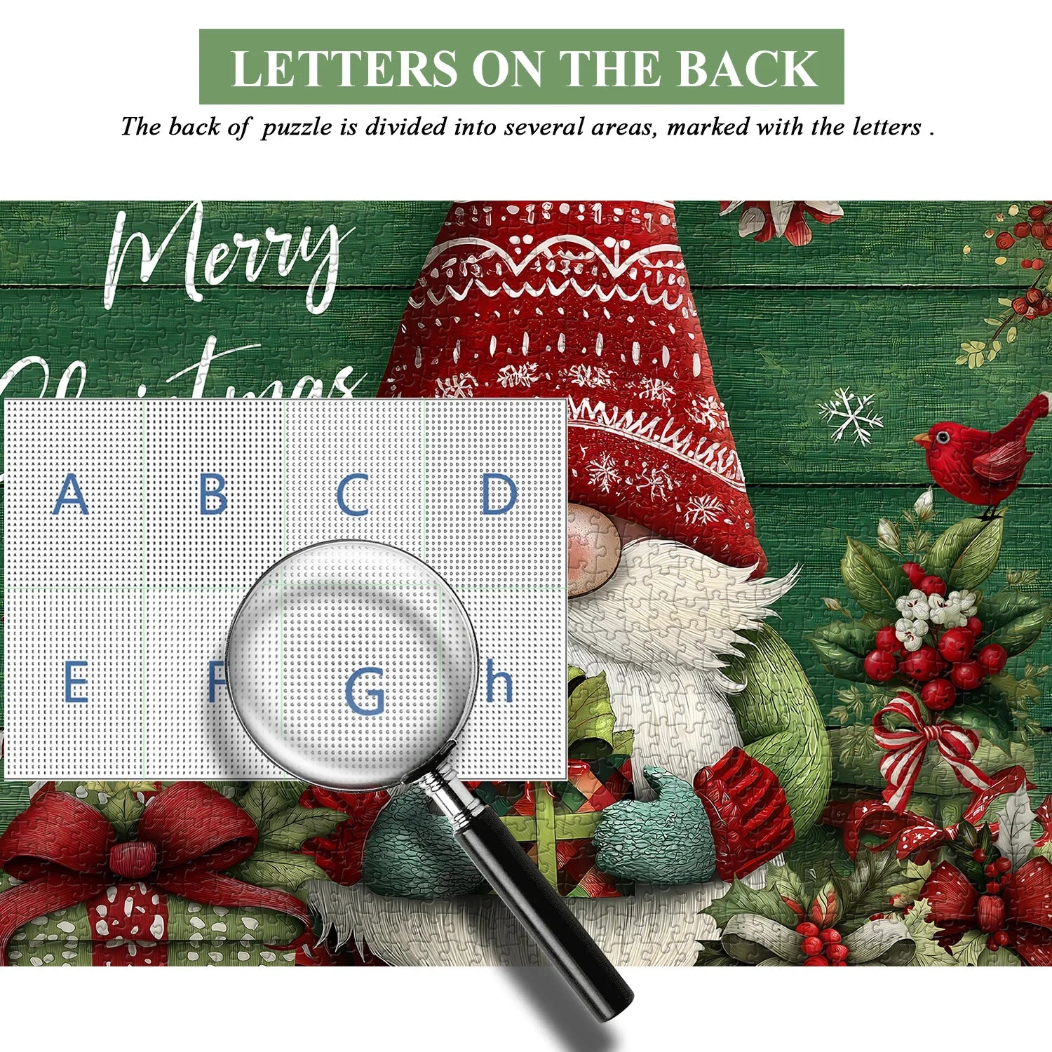Christmas Gnome Jigsaw Puzzle 1000 Pieces