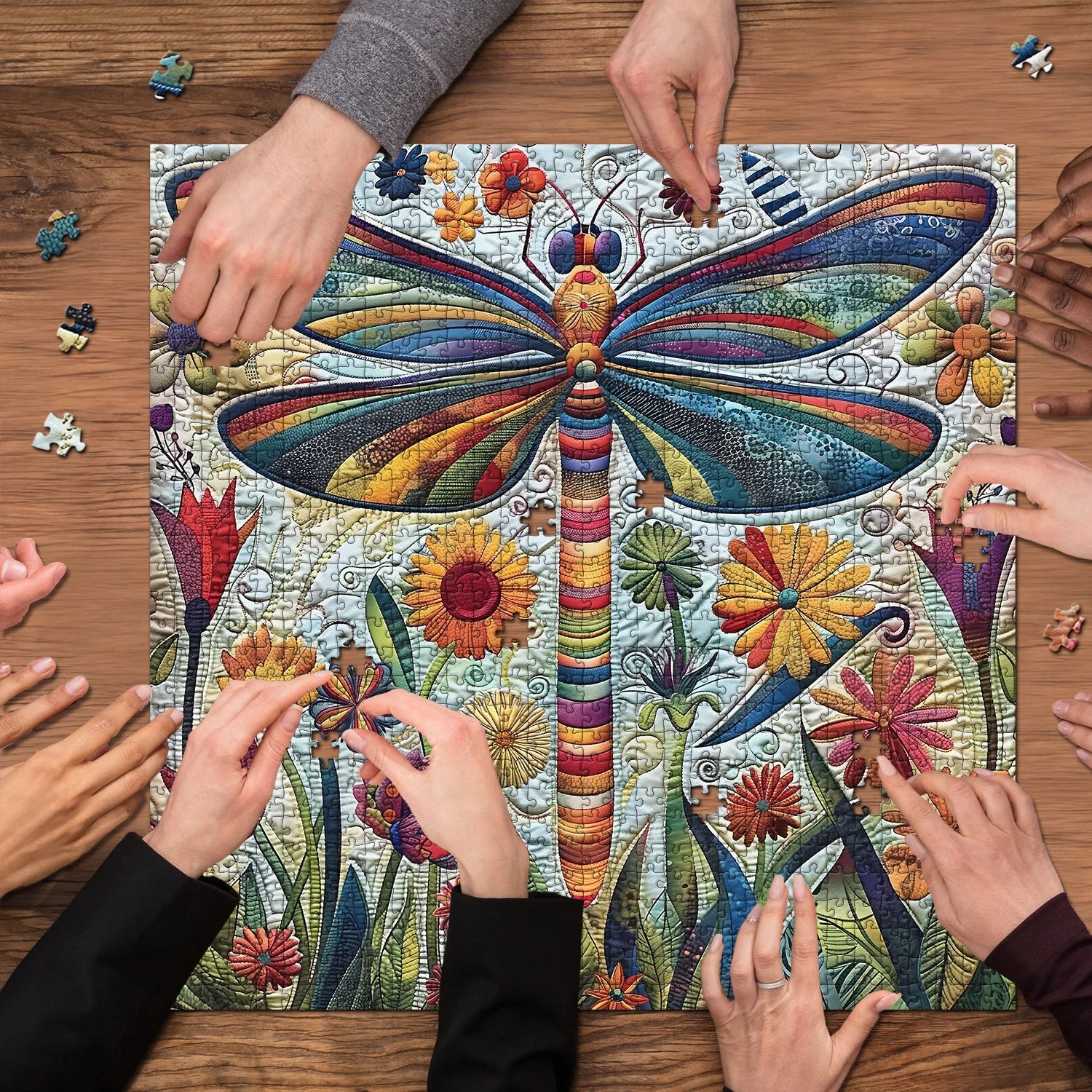Dragonfly Garden Jigsaw Puzzle 1000 Stücke