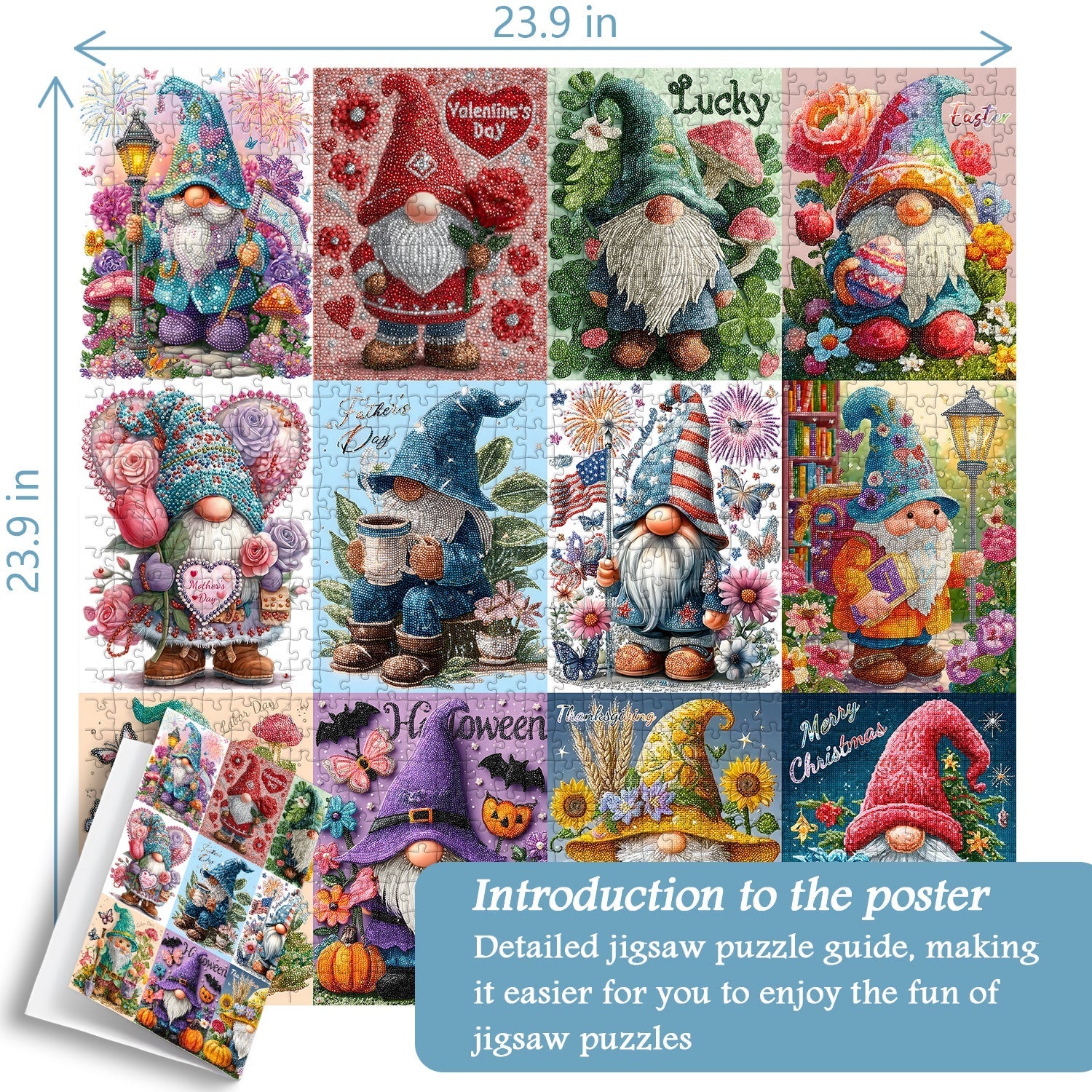 Le Festival Gnomes Puzzle 1000 pièces