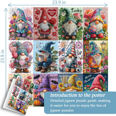 Le Festival Gnomes Puzzle 1000 pièces