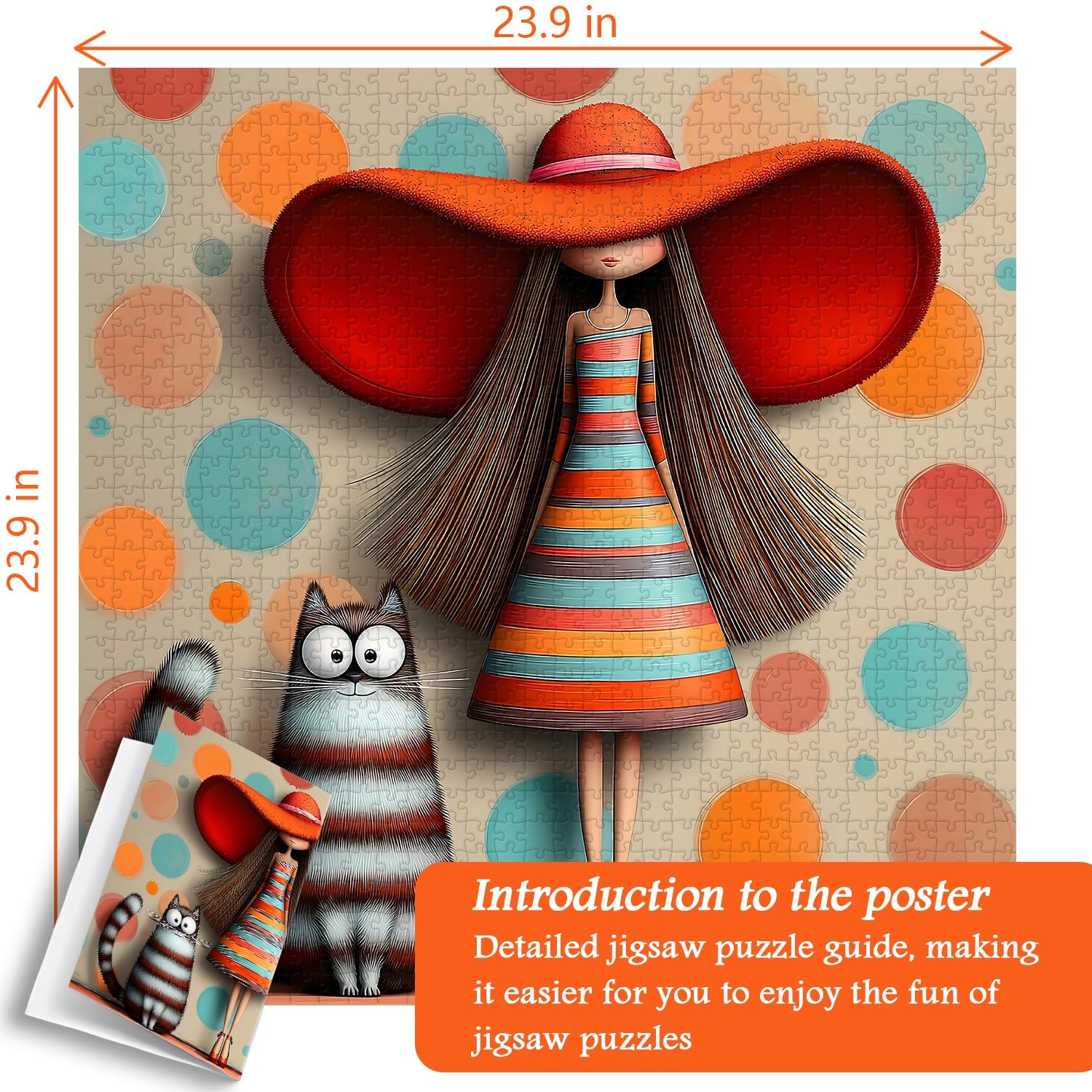 Red Hat Girl Jigsaw Puzzle 1000 Pieces