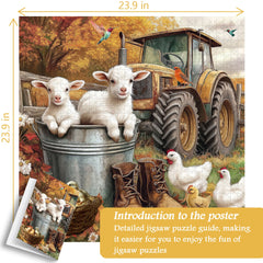 Autumn Harvest Farm Jigsaw Puzzle 1000 Pieces