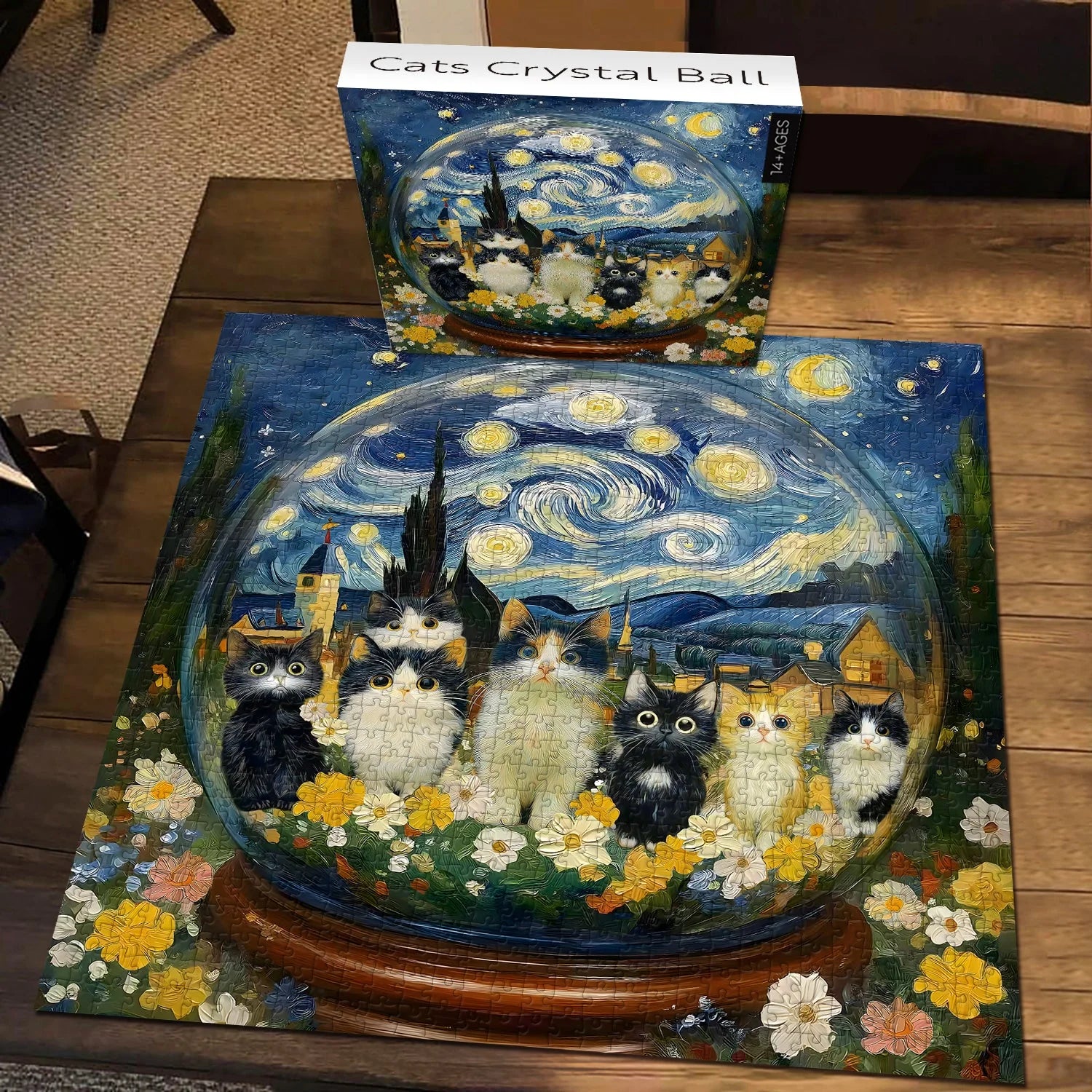 Cats Crystal Ball Jigsaw Puzzle 1000 Pieces