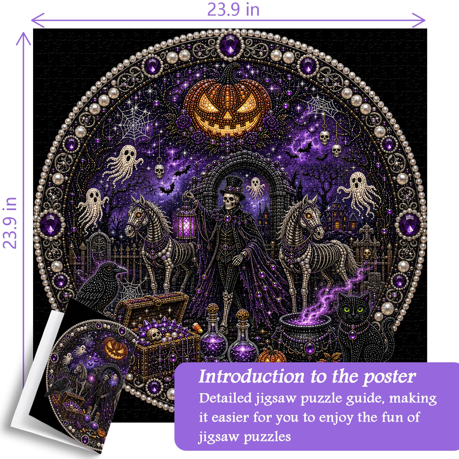 Gothic Halloween Jigsaw Puzzle 1000 Pieces