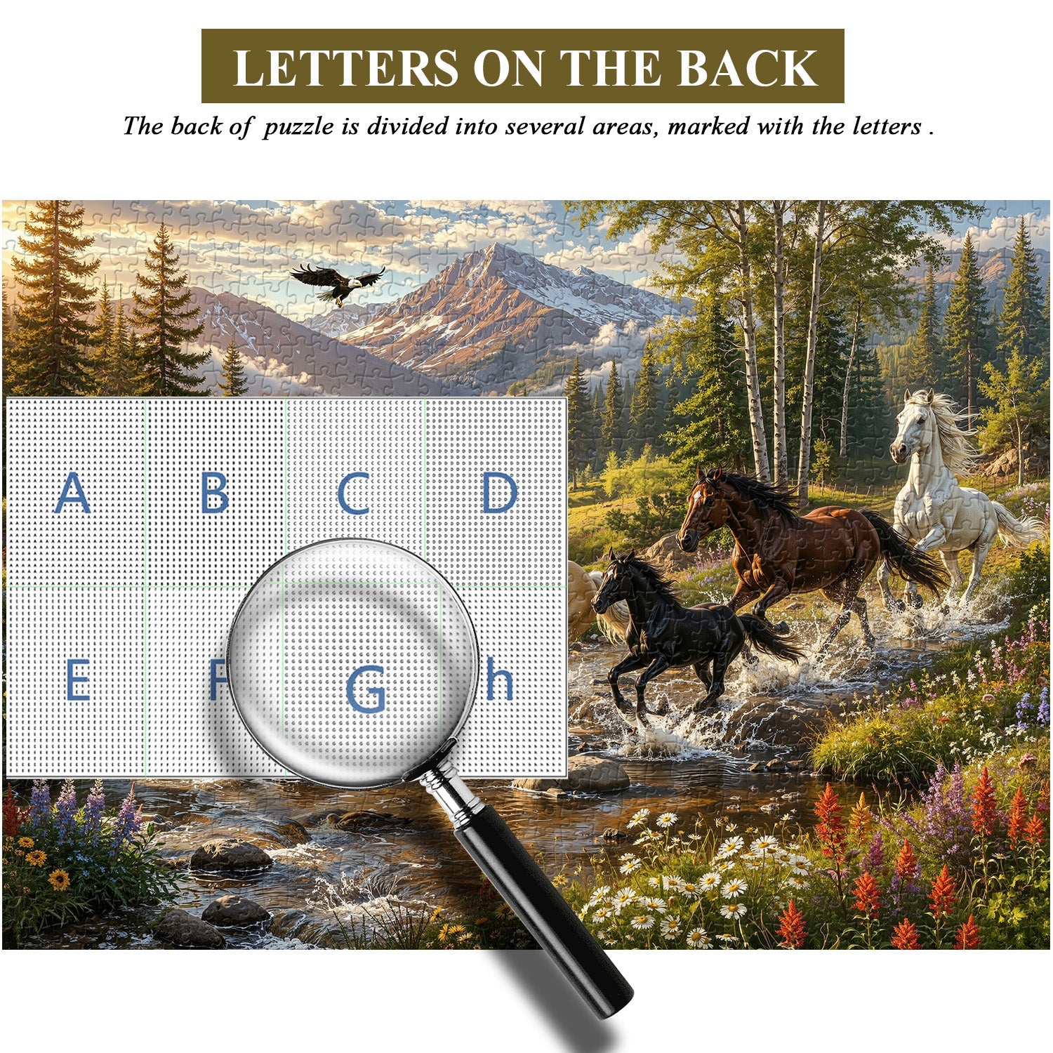 Meadow Creek Pferde Puzzle 1000 Teile