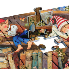 Schlafen auf Seiten Puzzle 1000 Teile