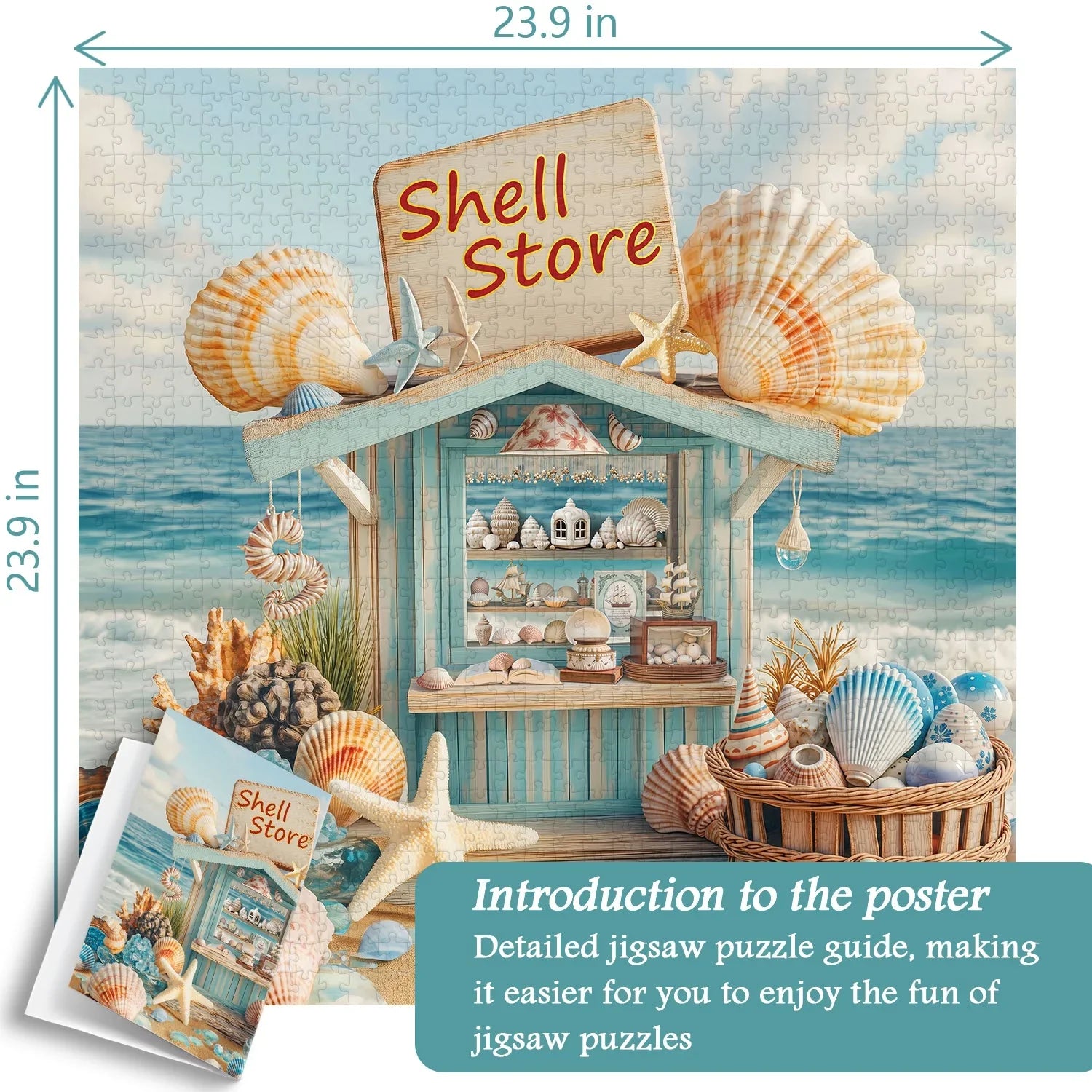 Seaside Shell Shop Jigsaw Puzzle 1000 Stücke