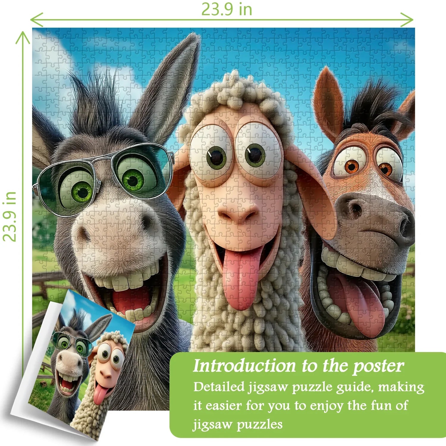 Puzzle Ranch qui rit 1000 pièces