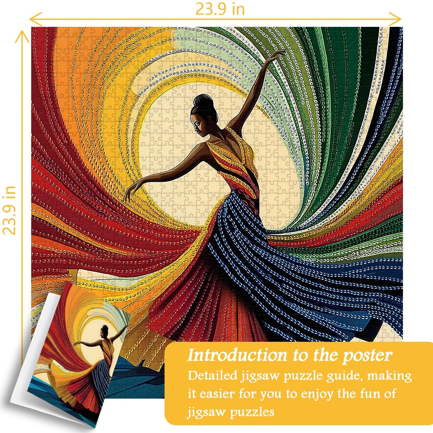 Dancing Girl Jigsaw Puzzle 1000 Pieces