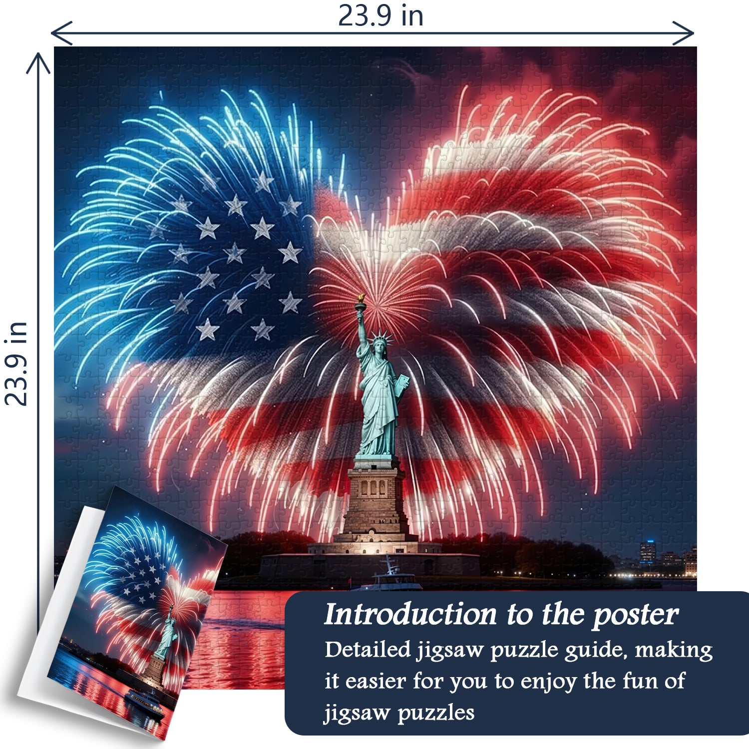 Stars & Fireworks Jigsaw Puzzle 1000 Pieces