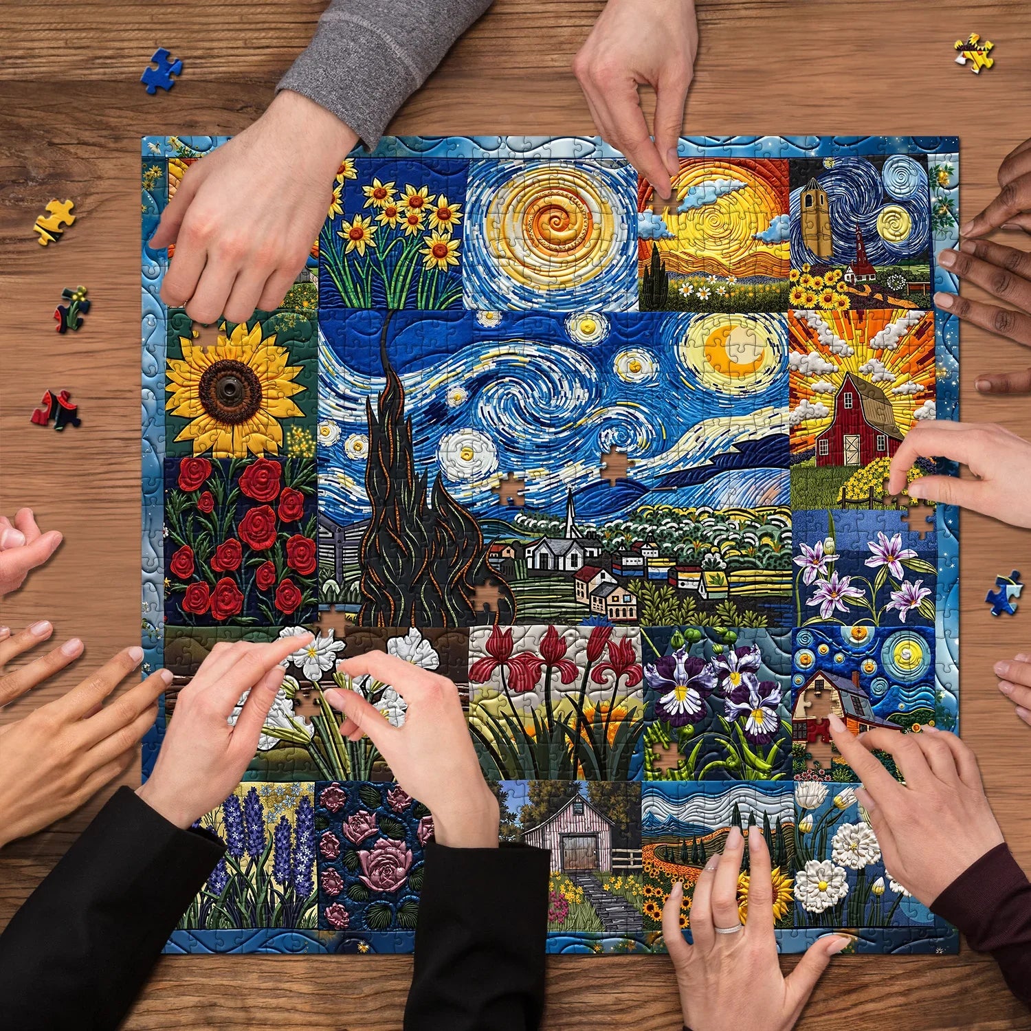 Van Gogh's Rhapsody Jigsaw Puzzle 1000 Pieces