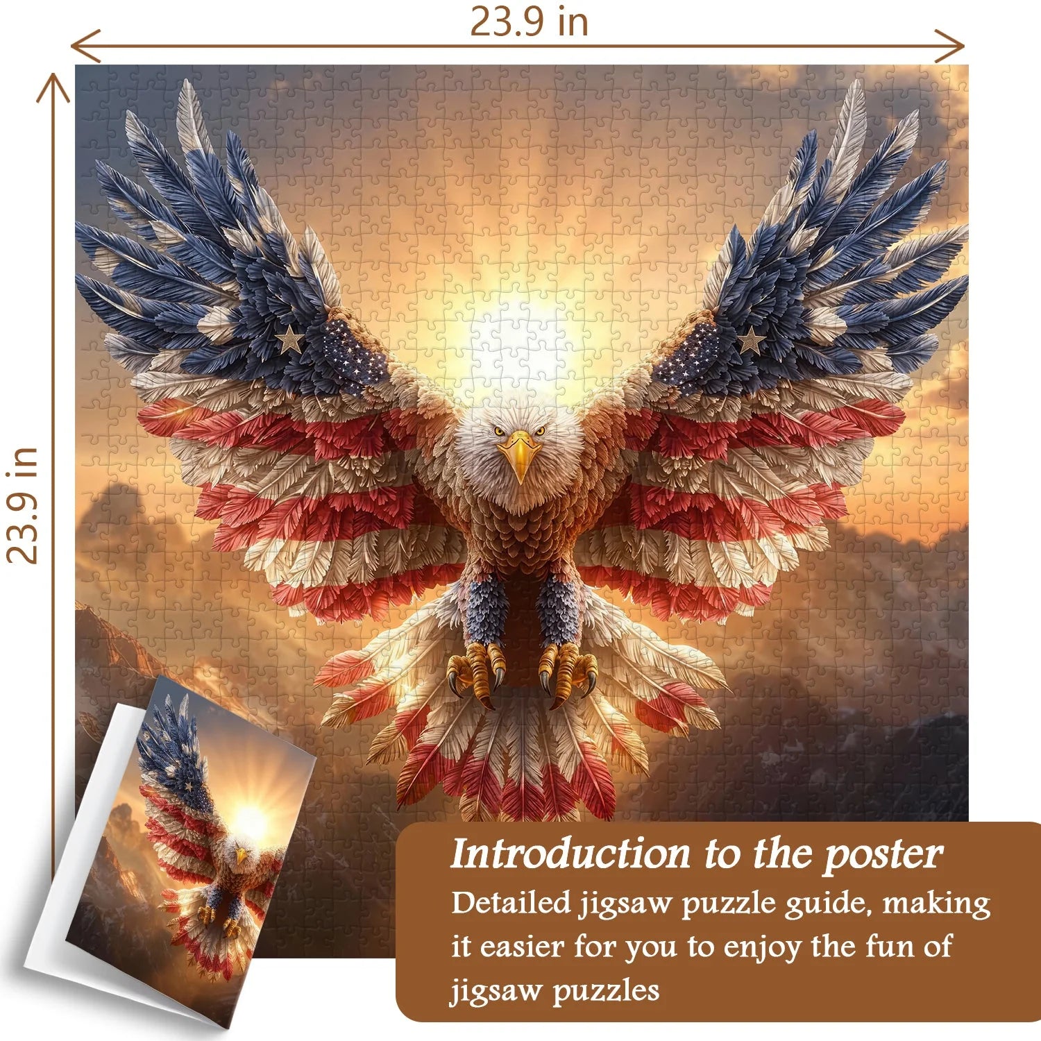 Eagle of Liberty Jigsaw Puzzle 1000 Pieces