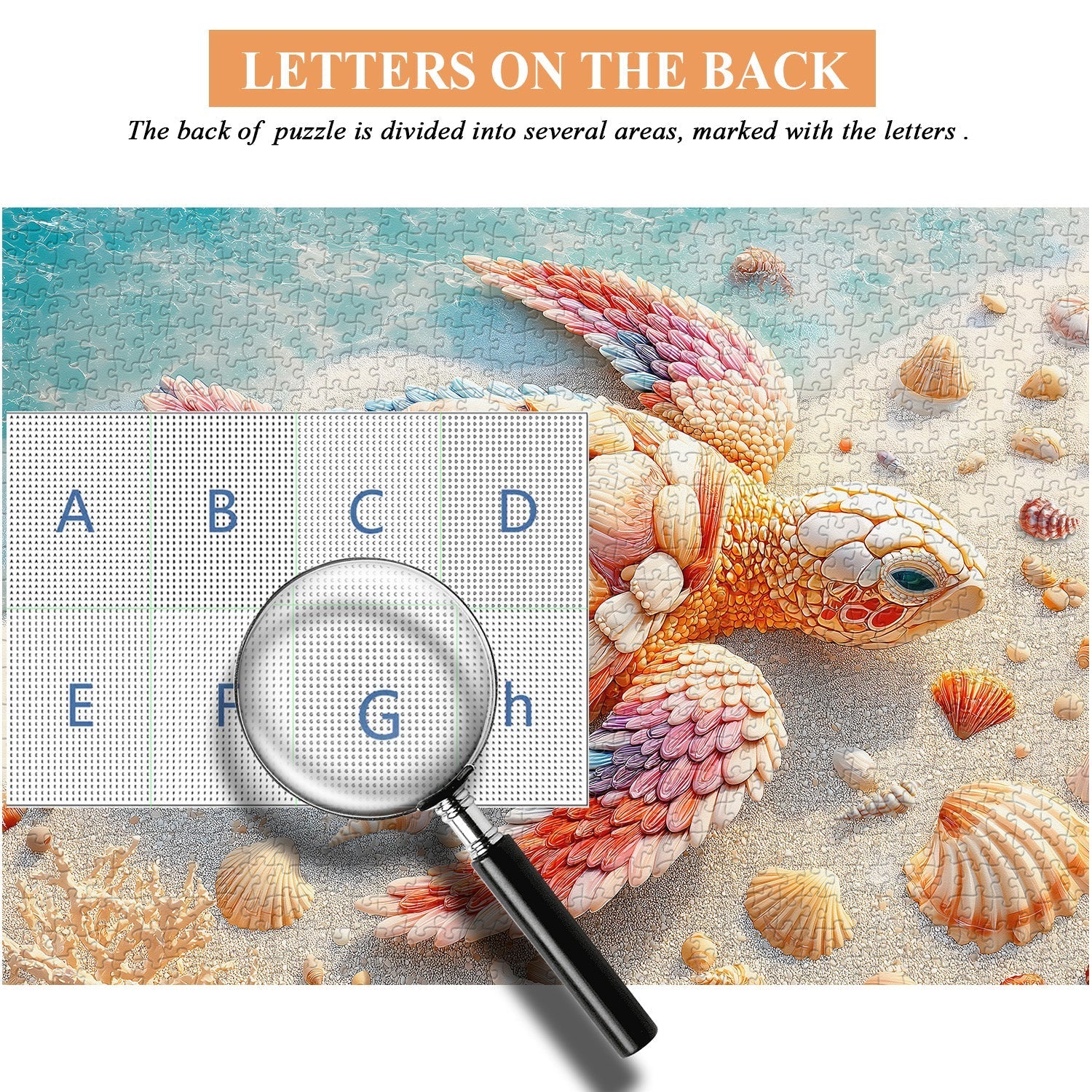 Ocean Shell Turtle Jigsaw Puzzle 1000 Pieces