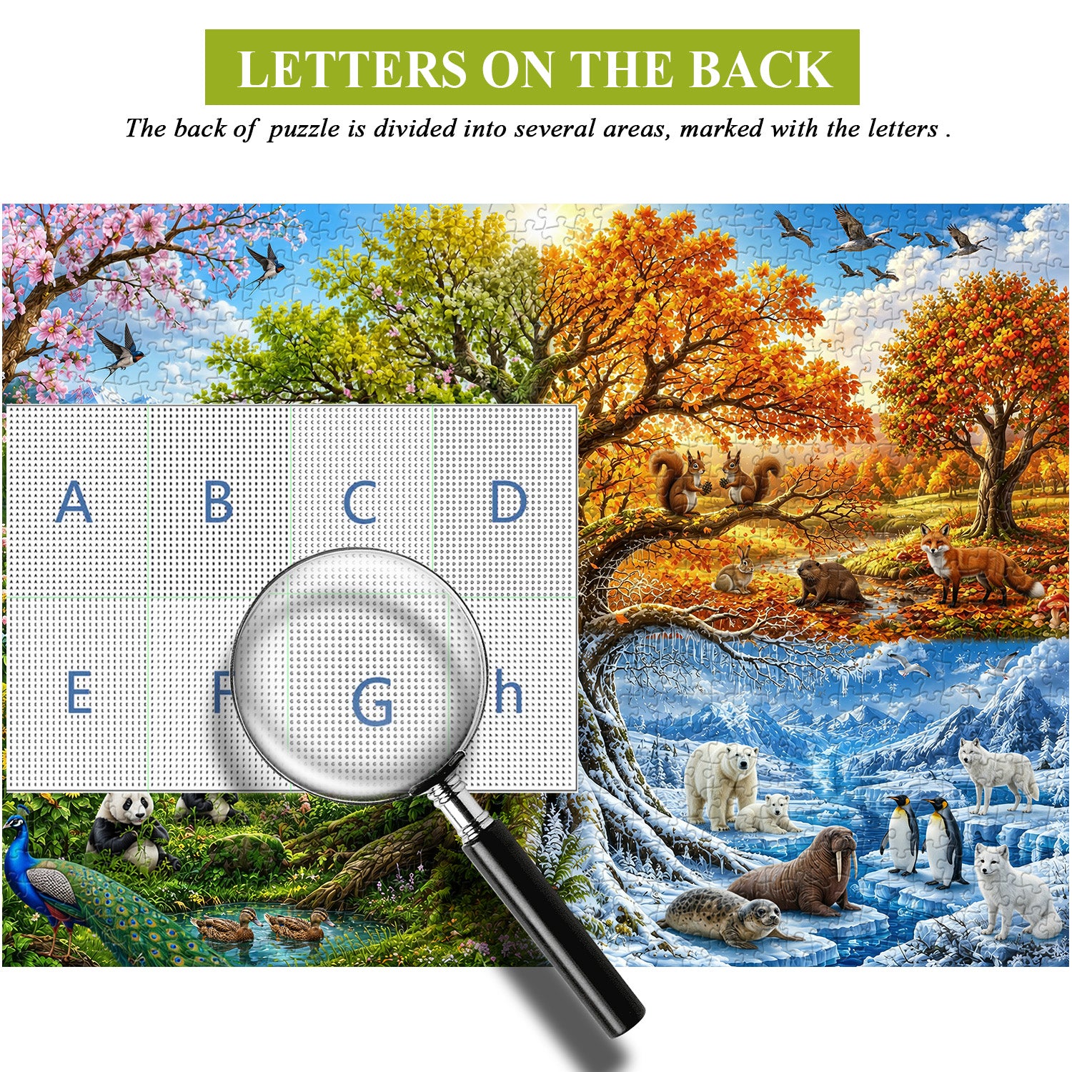Tree of Four Seasons Jigsaw Puzzle 1000 Pieces