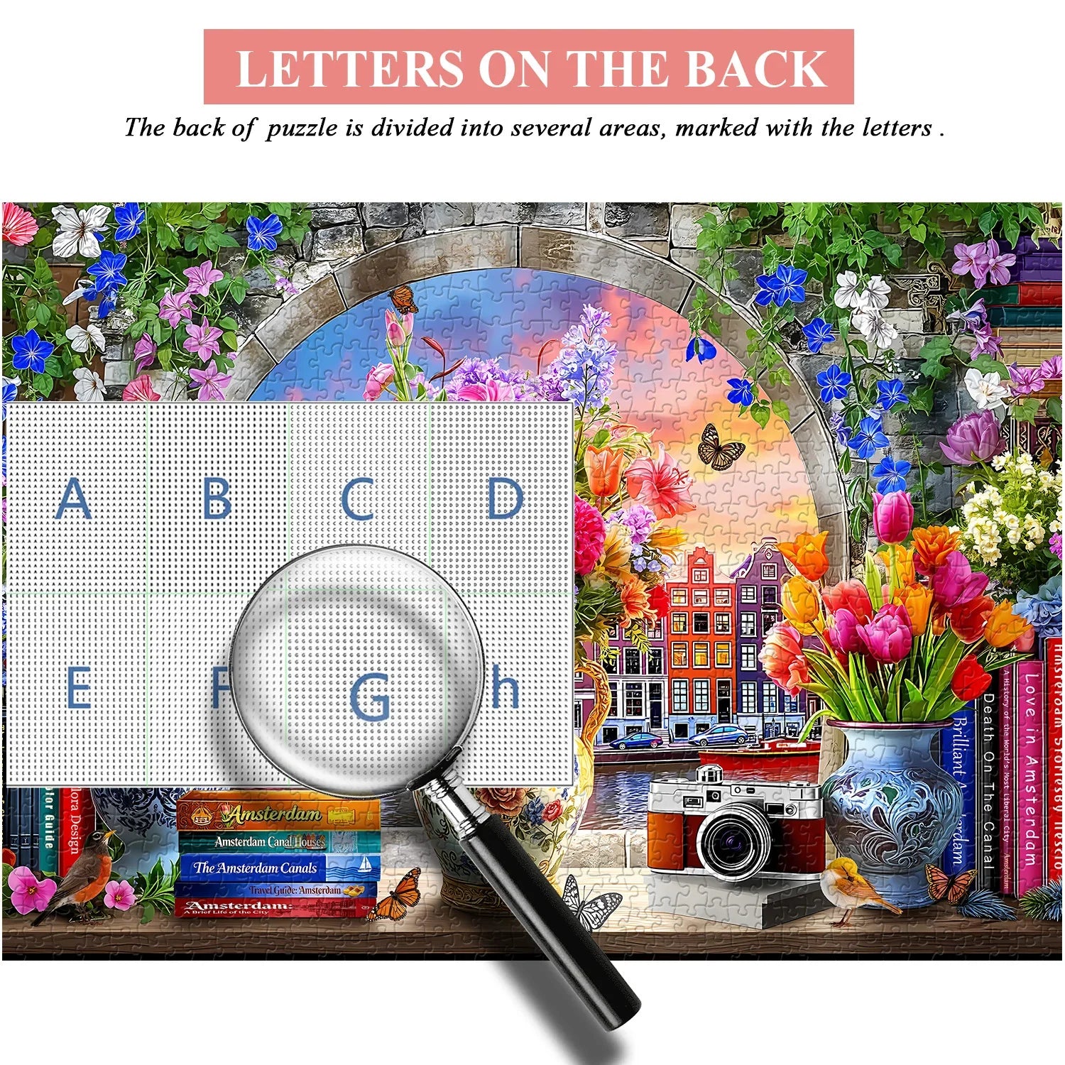 Puzzle Flores del Canal 1000 Piezas