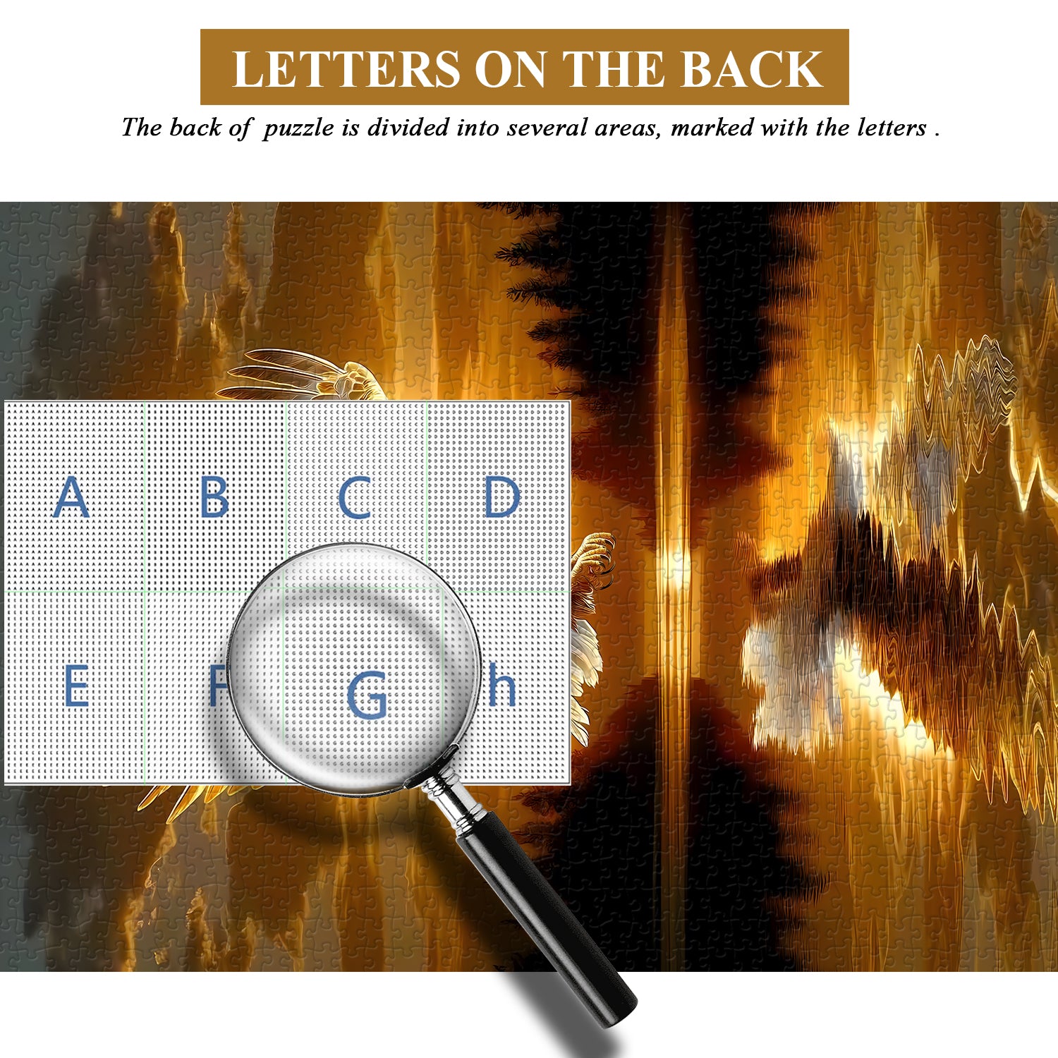 Puzzle Aigle Solaire 1000 Pièces