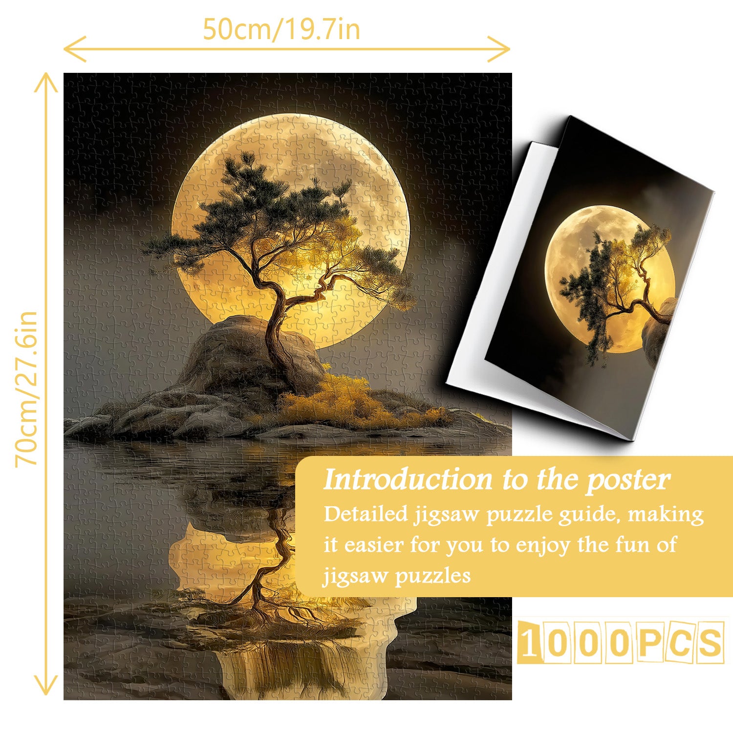 Moonlit Tree Jigsaw Puzzle 1000 Pieces