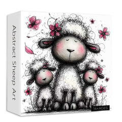Abstract Sheep Art Jigsaw Puzzle 1000 Pieces
