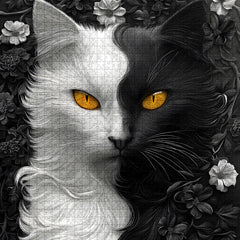 Yin Yang Katze Puzzle 1000 Teile