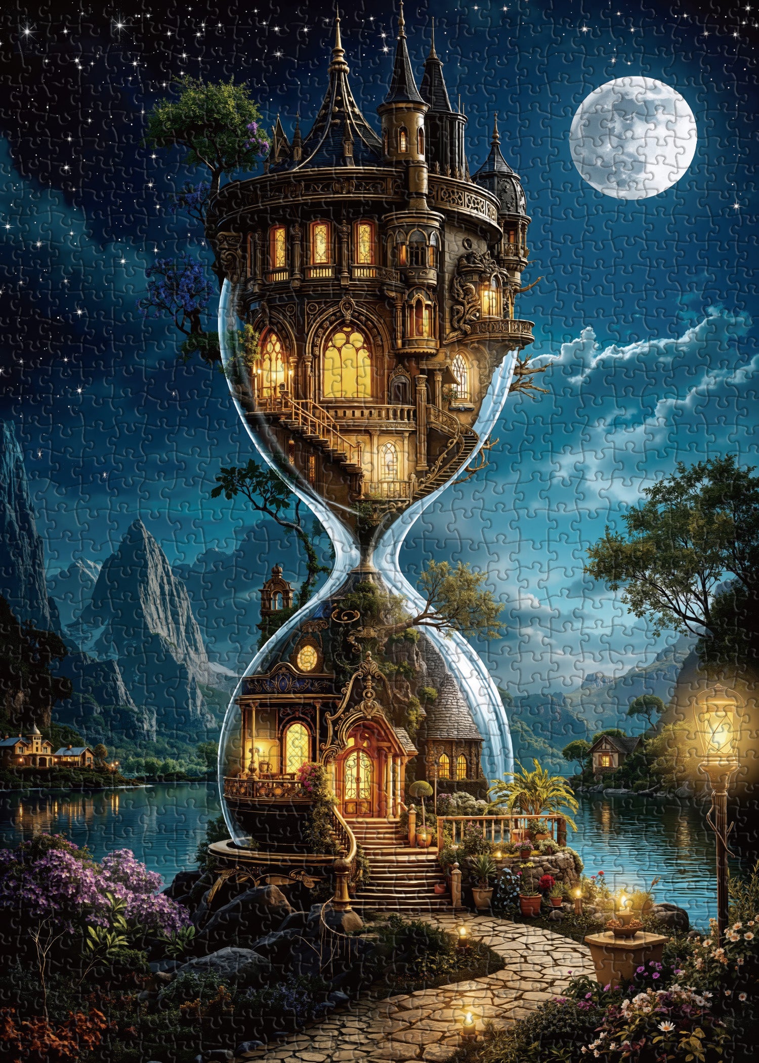 Hotel Hootglass Hotel rompecabezas 1000 piezas