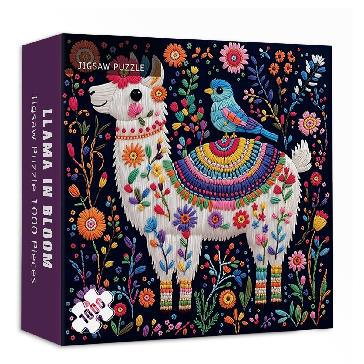 Llama in Bloom Jigsaw Puzzle 1000 Pieces