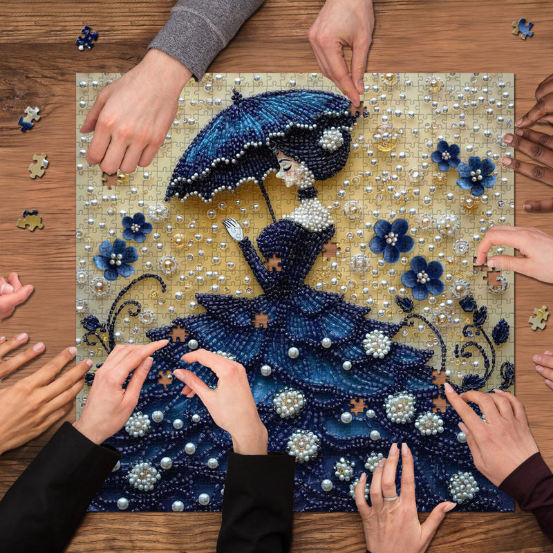 Beaded Lady Jigsaw Puzzle 1000 Pieces