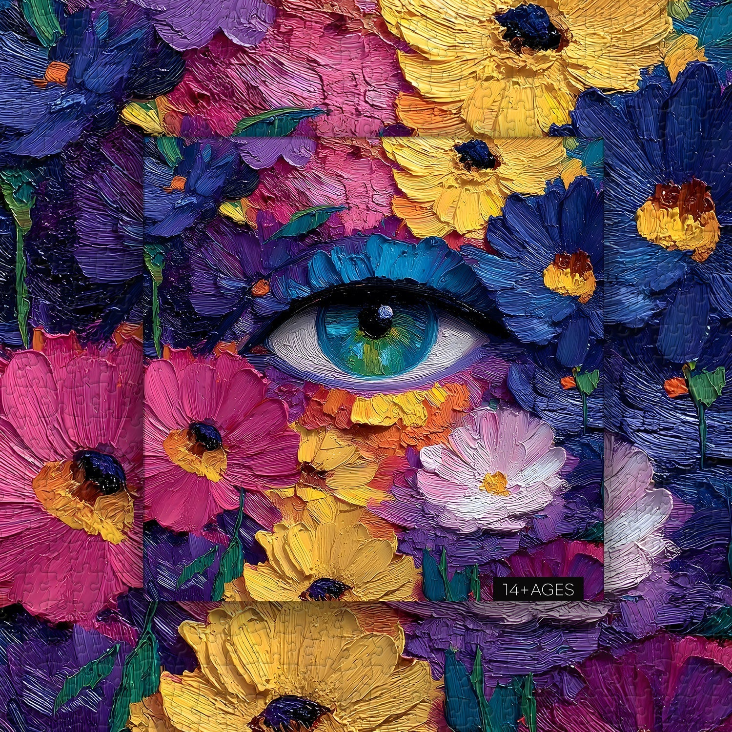 Floral Eye Jigsaw Puzzle 1000 Pieces