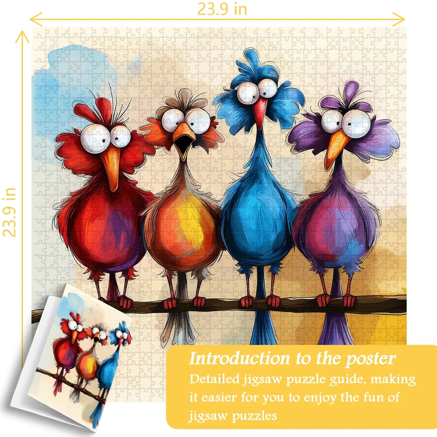 Cheerful Bird Jigsaw Puzzle 1000 Pieces
