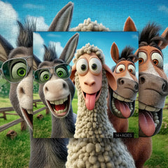 Puzzle Ranch qui rit 1000 pièces