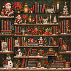 Christmas Library Jigsaw Puzzle 1000 Pieces