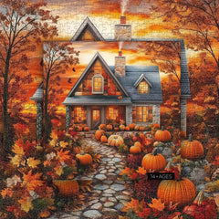 Autumn Harvest Home Jigsaw Puzzle 1000 Pieces