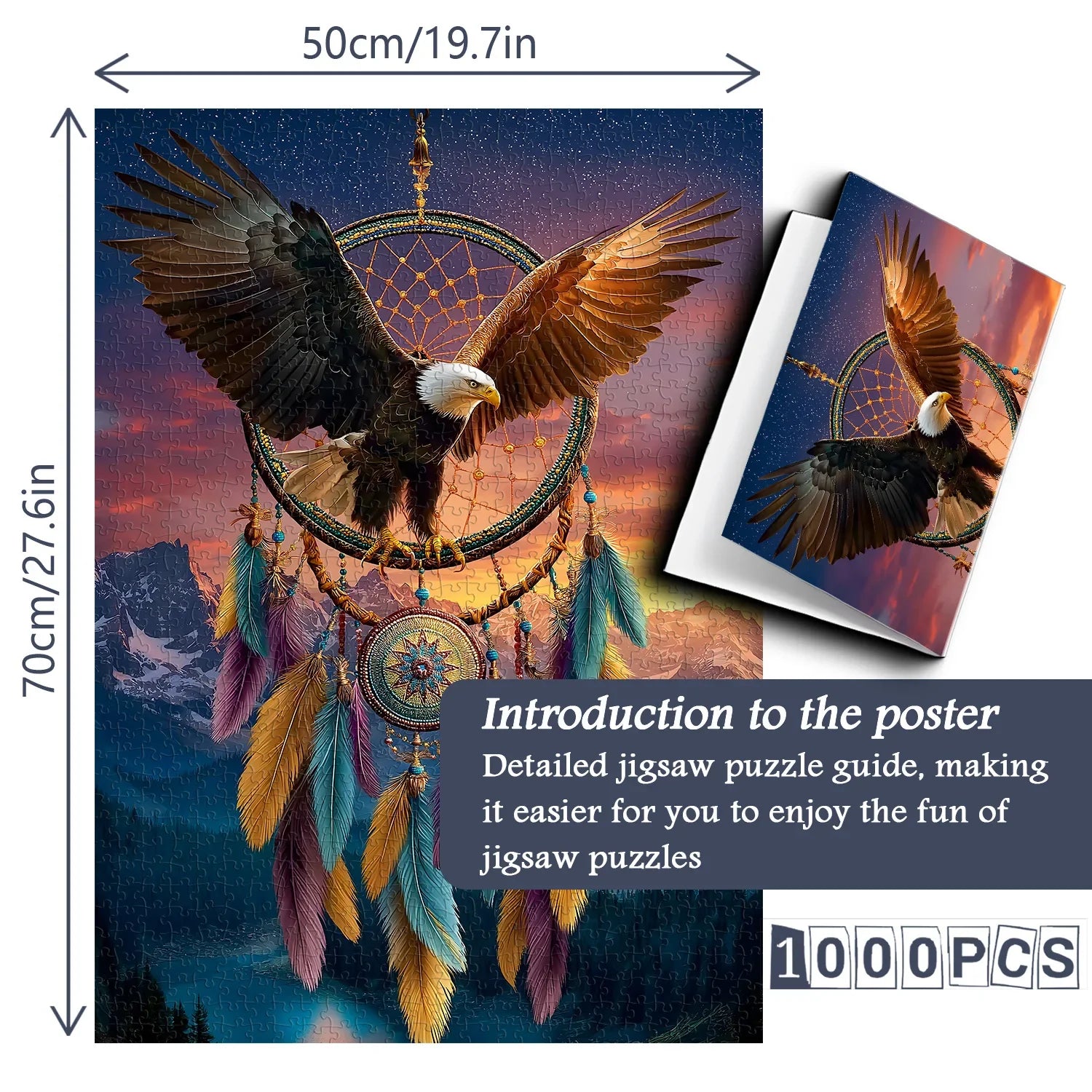 Eagle Dreamcatcher Jigsaw Puzzle 1000 Pieces