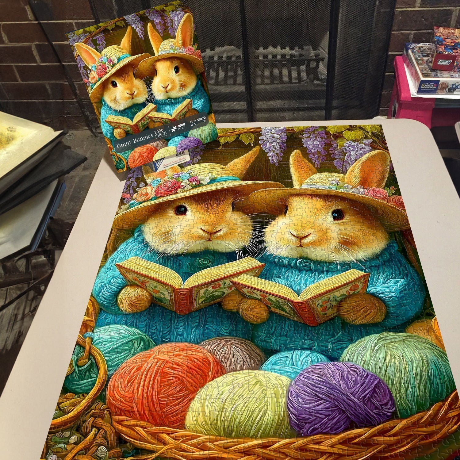 Funny Bunnies Jigsaw Puzzle 1000 Pieces