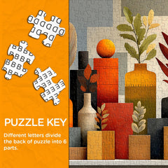 Orange Whisper Jigsaw Puzzle 1000 pièces
