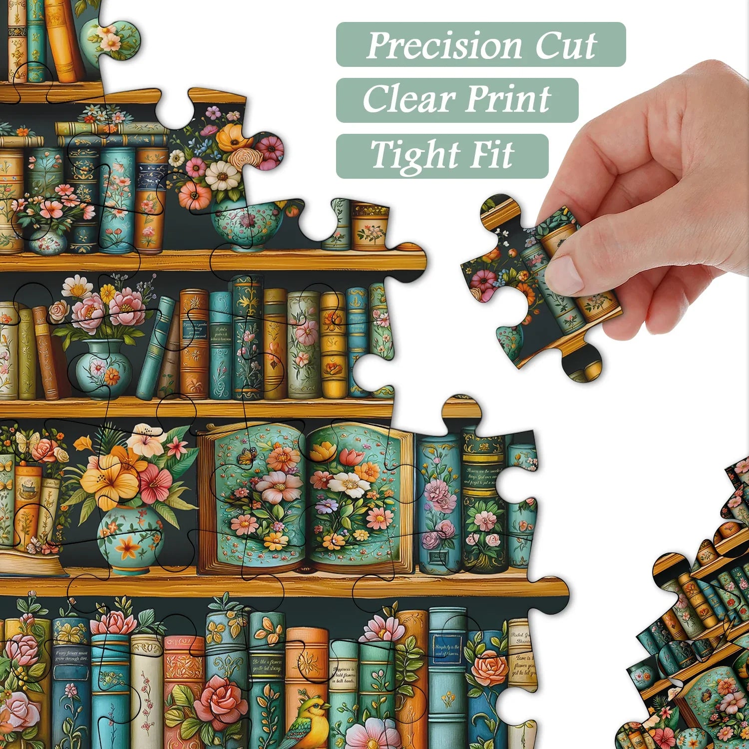 Floral Library Jigsaw Puzzle 1000 Pieces