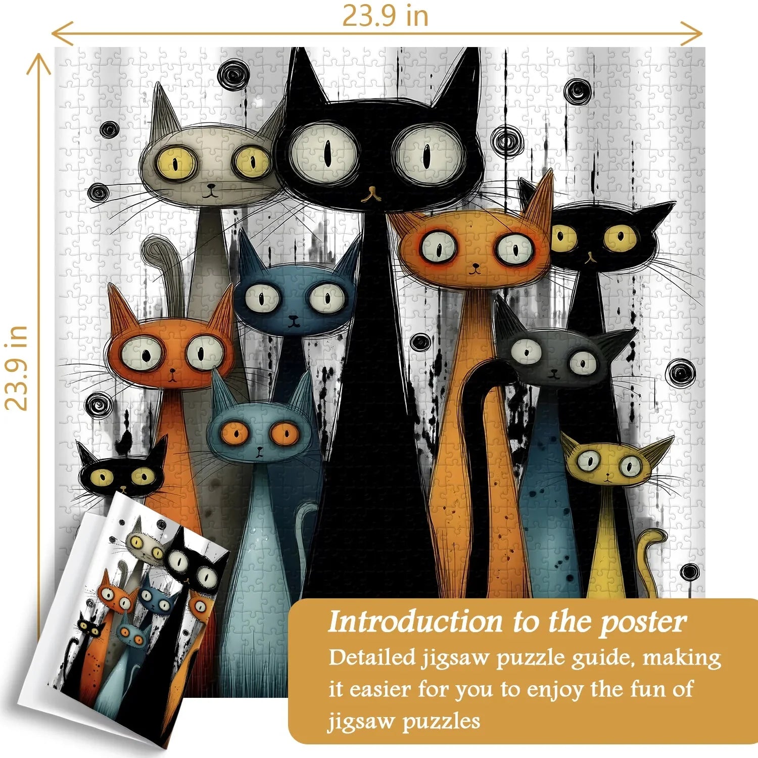 Whimsy Cats Puzzle 1000 Teile