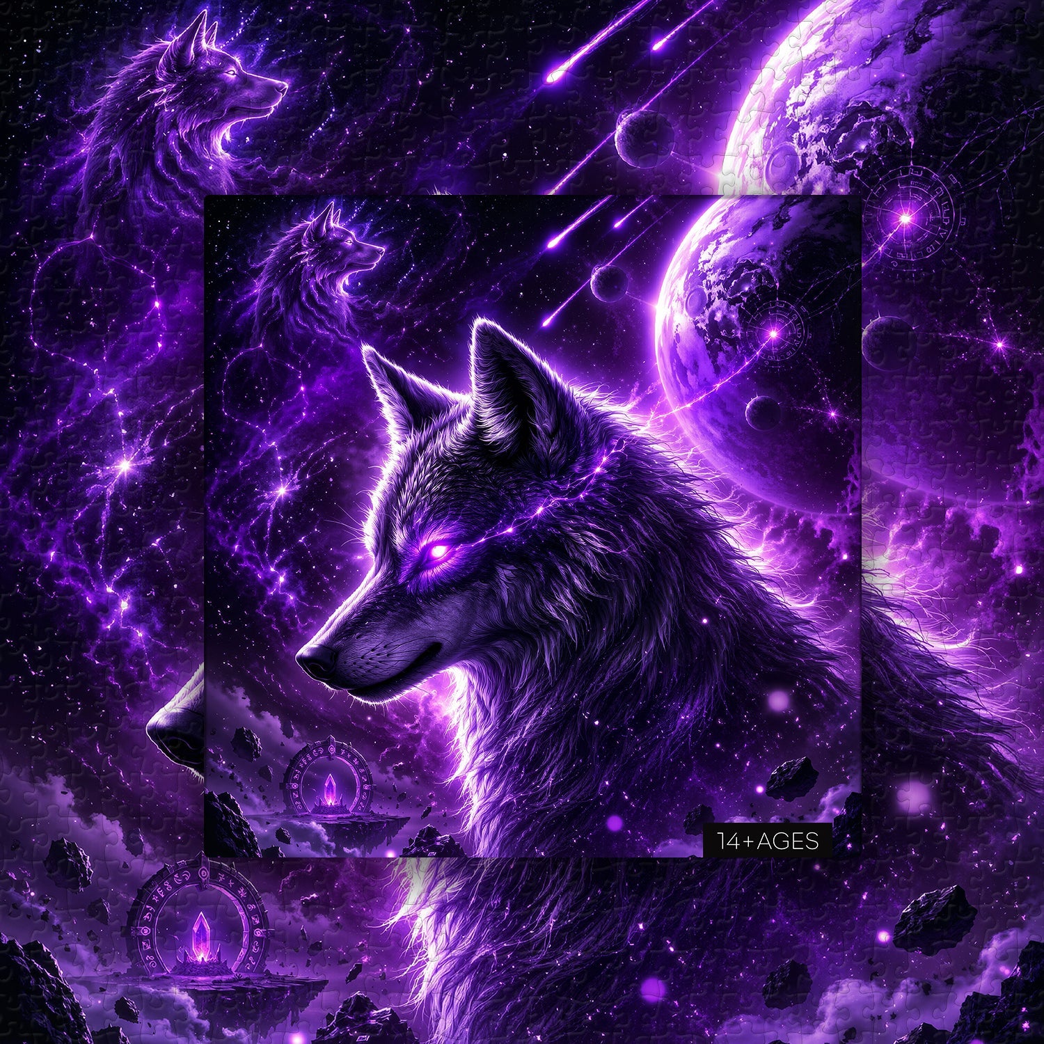 Nebula Wolf Soul Jigsaw Puzzle 1000 Pieces