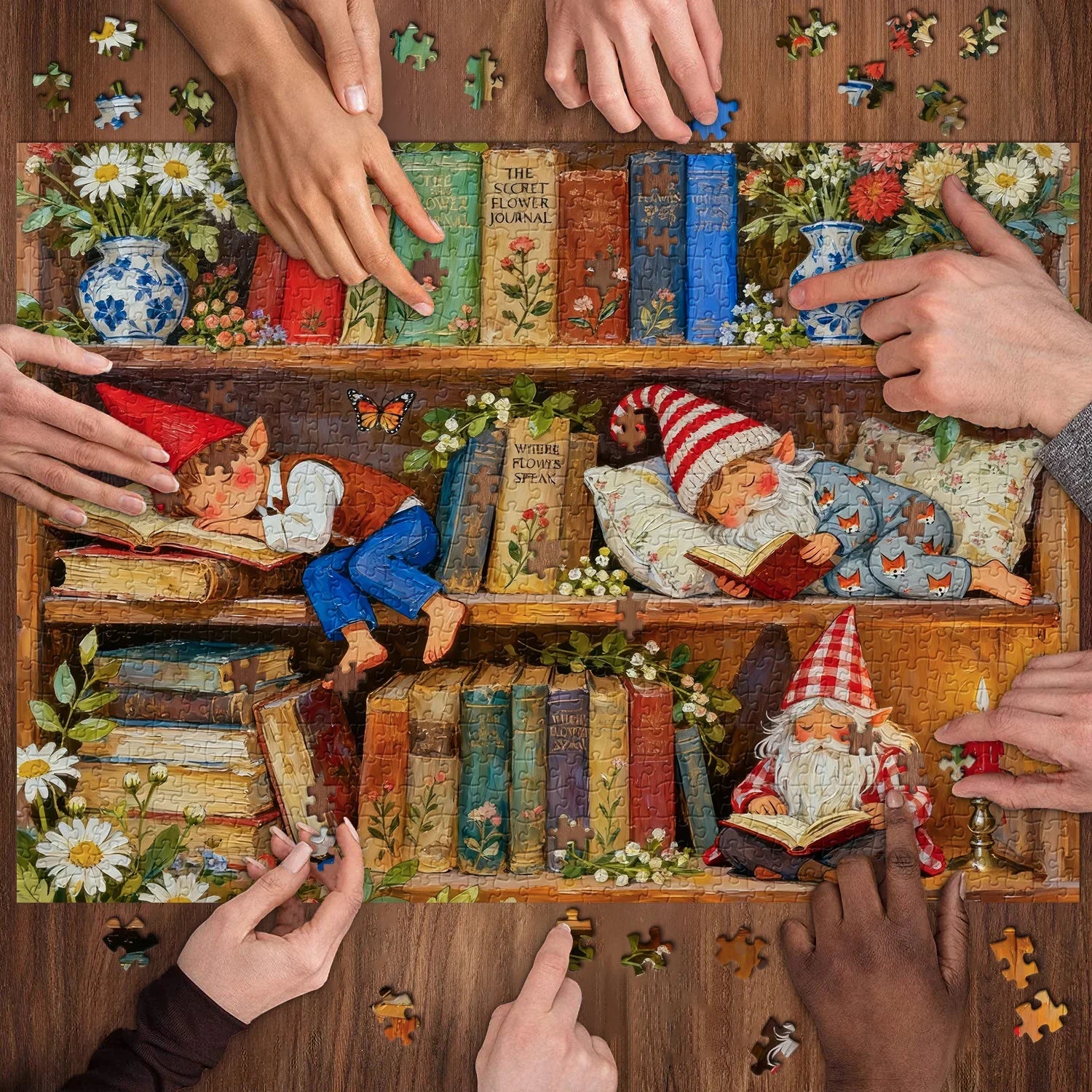Schlafen auf Seiten Puzzle 1000 Teile