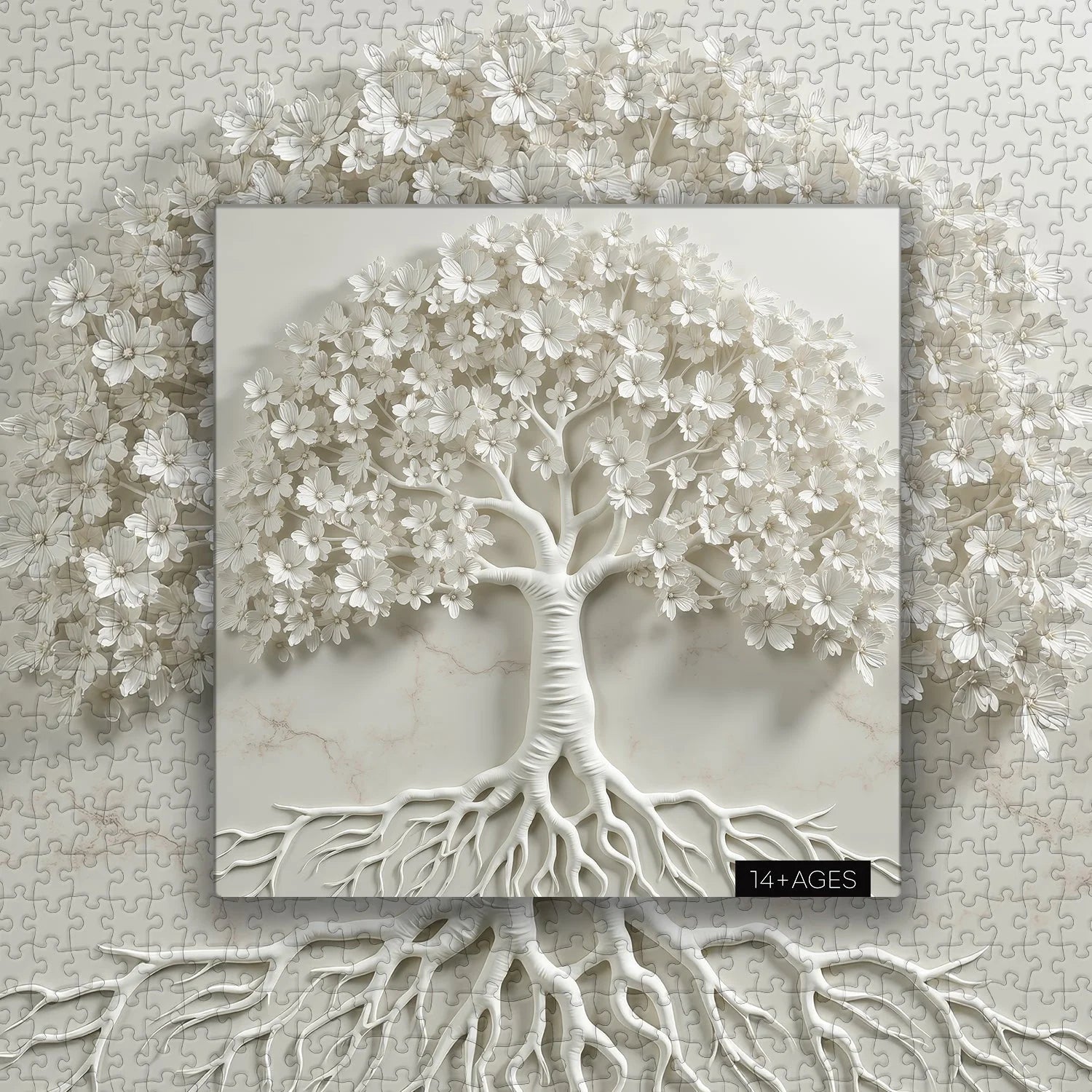 Tree Of Whiteness Jigsaw Puzzle 1000 Pieces