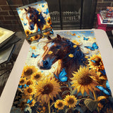 Horse Among Blossoms Jigsaw Puzzle 1000 Pieces